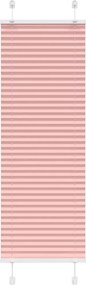 vidaXL pliszírozott redőny rózsaszín 50x100 cm szövetszélesség 49,4 cm