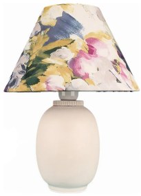 Asztali lámpa 1xE27/40W/230V fehér/színes