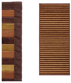 Mustársárga-barna bambusz futószőnyeg 75x175 cm – Casa Selección
