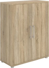 Natúr színű moduláris könyvespolc tölgyfa dekorral 89x113 cm Prima – Tvilum