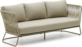 Khaki acél kerti kanapé Saconca – Kave Home