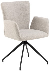 MAZZONI EXPORT SARETTA Beige Melanzs (Java 196 szövet) - MODERN KÁRPITOZOTT FORGÓSZÉK NAPPALIBA/ÉTKEZŐBE/LOFT IRODÁBA