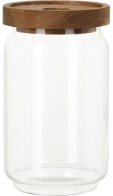 Üvegedény akácfa fedéllel 700 ml, 0,7 l