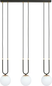 Emibig modern függeszték glam fehér fekete emi1112/3