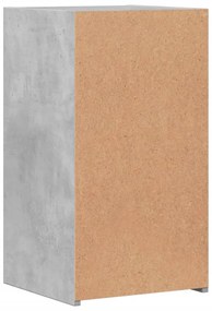 2 db betonszürke szerelt fa éjjeliszekrény 35 x 34 x 65 cm