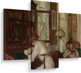 Kép - Edmund Tarbell, Josephine and Mercie, reprodukciók (90x60 cm)