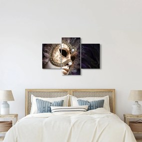 Egy maszkkal ellátott szobor képe (90x60 cm)