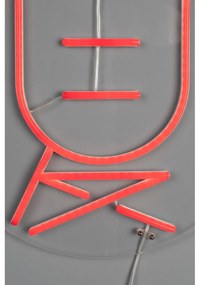 Piros LED neon fénydekoráció Sya – Dutchbone