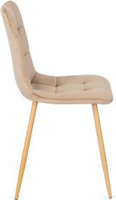 Bézs Bársony Étkezőszék. FREDY