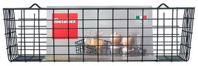Koala Lava fekete konyhai falikosár - Metaltex
