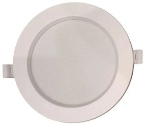 Led Süllyesztett/Beépíthető Panel 14,5 Cm Átmérő , beépített tápegységgel, 12W Kör Alakú 3000K Meleg Természetes Fehér