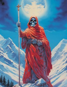 Poszter 50x65cm A hegyi hold őrzője