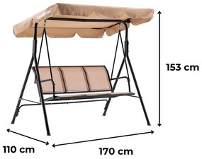 Como kerti hintaágy