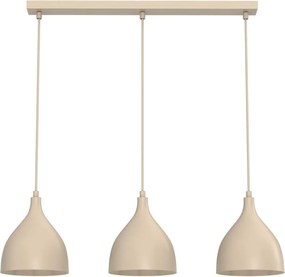 Kábellel függesztett NOAK CLASSIC csillár, 3xE27/15W/230V, bézs