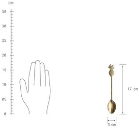 PINEAPPLE kanál, ananász 17cm