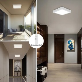 Brilagi-LED Fürdőszoba lámpa dimmelhető FRAME SMART LED/24W/230V IP44 fehér+RF
