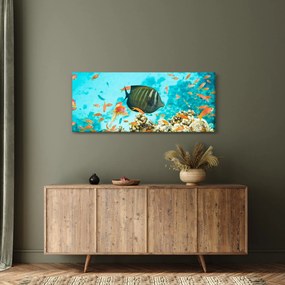 A víz alatti világ képe (120x50 cm)