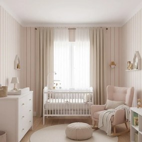 Parato Cristiana Masi Blooming Garden 11 Fascia bézs-rózsaszín csíkos vlies tapéta – 8381