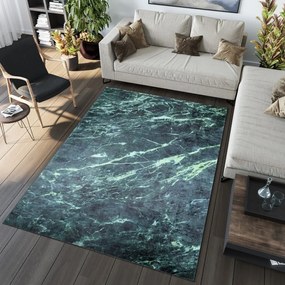 TOSCANA Modern zöld szőnyeg márványmintával Szélesség: 160 cm | Hossz: 230 cm