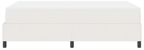 Boxspring Ágy krémszínű matraccal 120x200 cm kordbársony szövetből