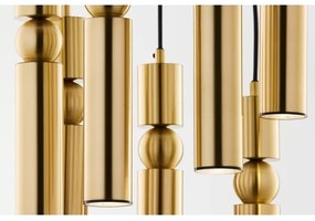 Jupiter 2021 - Csillár zsinóron ALAS 7xGU10/10W/230V arany