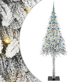 vidaXL Karácsonyfa 300 LED-del állvánnyal Fehér 210 cm PE és Acél