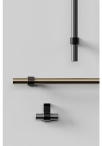 Fogantyú Furnipart BOND  320mm, fém-akumínium, antik barna - finoman csiszolt sárgaréz