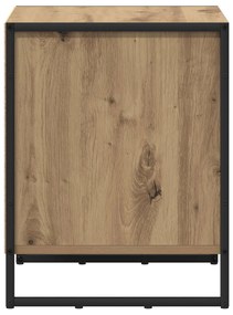 vidaXL Éjjeli asztal 2 pcs Művészi tölgy 50 x 39.5 x 50 cm Faanyag