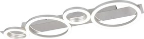 TRIO R64821106 LUMOS Modern LED Mennyezeti Lámpa Ezüst LED IP20