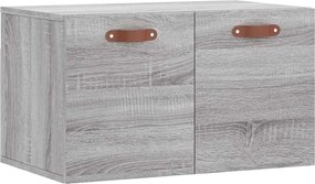 vidaXL szürke sonoma színű szerelt fa faliszekrény 60 x 36,5 x 35 cm