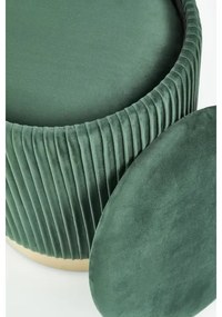 KÉSZLET 2x Taburet MONTY átm. 36/44 cm zöld/arany