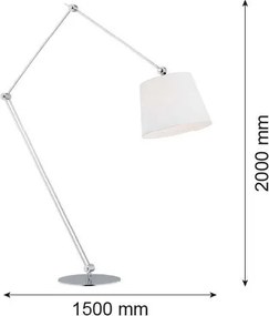 Argon ZAKYNTOS BIS 3953 Állólámpa 1x15W/E27 IP20