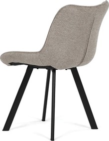 Jídelní židle, béžová, látka, HC-V3068 CAP2