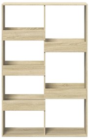 sonoma tölgy színű szerelt fa könyvespolc 100 x 33 x 155,5 cm