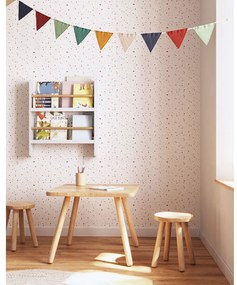 Fehér többszintes gyerek polc 50 cm Gopi – Kave Home