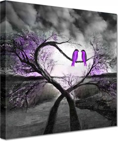 Vászonkép 60x60 Udvarlás a holdfényben