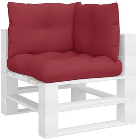 3 db bordó szövet raklappárna