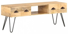 tömör mangófa TV-szekrény 120 x 35 x 45 cm