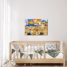 Kép - siratófal, Jerusalem, Israel (70x50 cm)