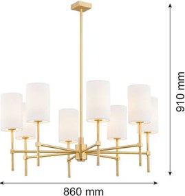 Argon HAMPTON 5066 Csillár 8x7W/E14 IP20
