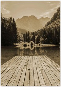 Poszterek 70x100 Híd a hegyekben Hegyek