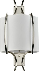 Cosmolight glamour modern fali lámpa faro fehér nikkel cosw01053ni-wh