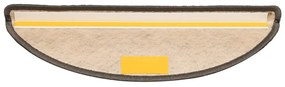 30 db lépcsőszőnyegek öntapadós szizál kinézetű 56x17x3 cm