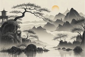 Fotótapéta Flizelin Dekoratív Hálószoba Keleti táj 104x70