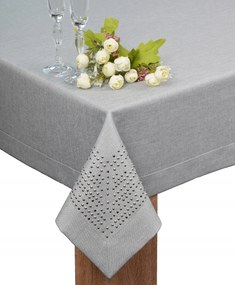 abrosz Panama Decor strasszok 350x140 foltálló szürke