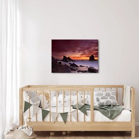 Naplemente a tengerparton képe (70x50 cm)