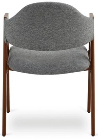 Elegáns Étkezőszék Szürke/Dió Színben. RUIZ