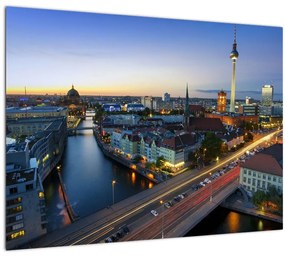 Kép Berlinről (üvegen) (70x50 cm)