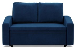 Zeus kanapé, bársony, hab töltet, döntött kartámasz, kék