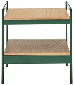 Tárolóasztal tölgyfa dekoros asztallappal 43x43 cm Jaunty – Hübsch